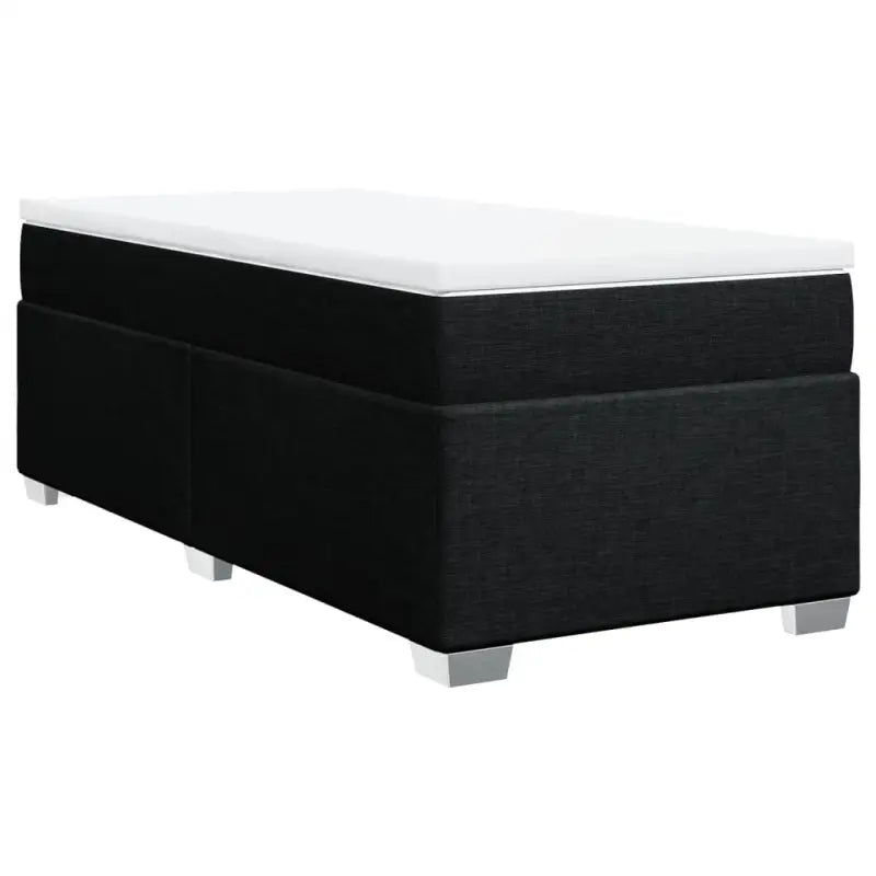 Boxspringbed met ademend vermogen en duurzaam zwart materiaal - Bedden & bedframes
