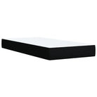 Boxspringbed met ademend vermogen en duurzaam zwart materiaal - Bedden & bedframes