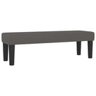 Boxspringbed met hoogwaardig kunstleer in grijs materiaal voor rustgevende nachten - Bedden & bedframes