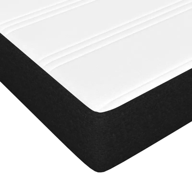 Boxspringbed met multiplex lattenbodem en zwart materiaal voor comfortabele slaap - Bedden & bedframes