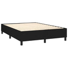 Boxspringbed met multiplex lattenbodem en zwart materiaal voor comfortabele slaap - Bedden & bedframes