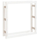 Brandhoutrek van massief grenenhout 100x25x100 voor nette opslag - Brandhoutrekken & -dragers