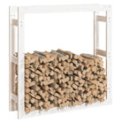 Brandhoutrek van massief grenenhout 100x25x100 voor nette opslag - Brandhoutrekken & -dragers