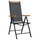 Bruin materiaal tuinset met gepoedercoat aluminium voor terras en tuin - Tuinsets