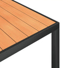 Bruin materiaal tuinset met gepoedercoat aluminium voor terras en tuin - Tuinsets