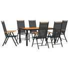 Bruin materiaal tuinset met gepoedercoat aluminium voor terras en tuin - Tuinsets