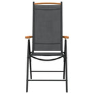 Bruin materiaal tuinset met gepoedercoat aluminium voor terras en tuin - Tuinsets