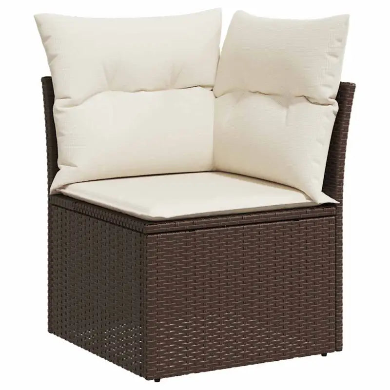 Bruine loungeset met gepoedercoat staal en waterdichte tas voor buiten - Tuinsets