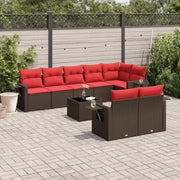 Bruine tuin loungeset met gepoedercoat staal en waterdichte tas - Tuinsets