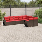 Bruine tuinset met gepoedercoat staal en waterdichte tas voor buitengebruik - Bruin / Zonder tafel - Tuinsets