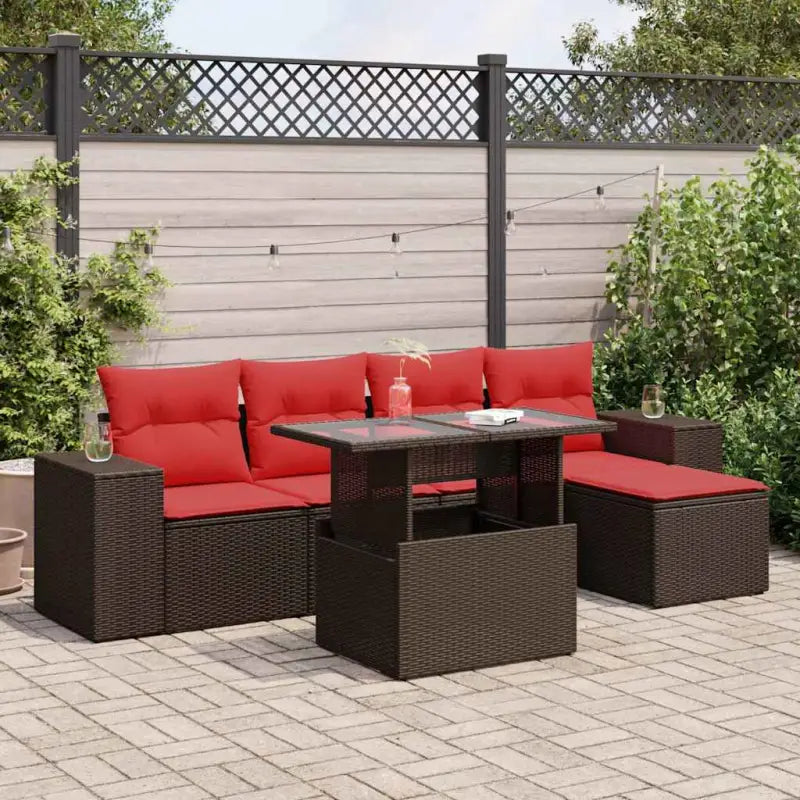 Bruine tuinset met waterdichte tas en gepoedercoat staal voor buitenplezier - Bruin / met opbergruimte - Tuinsets