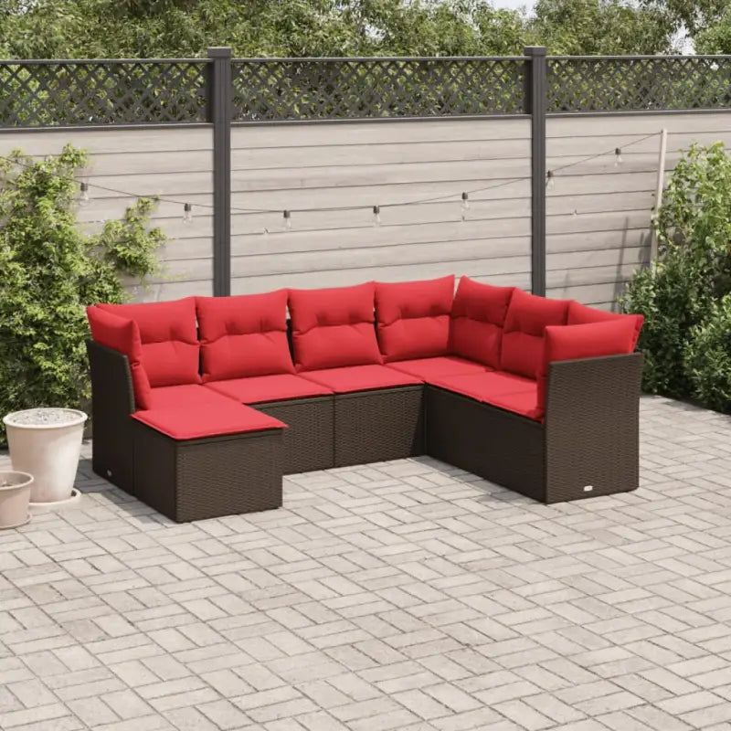 Bruine tuinset met waterdichte tas en gepoedercoat staal afmetingen - Tuinsets