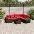 Bruine tuinset met waterdichte tas en gepoedercoat staal - Tuinsets