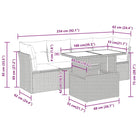 Bruine tuinset met waterdichte tas en gepoedercoated staal material - Bruin / met opbergruimte - Tuinsets