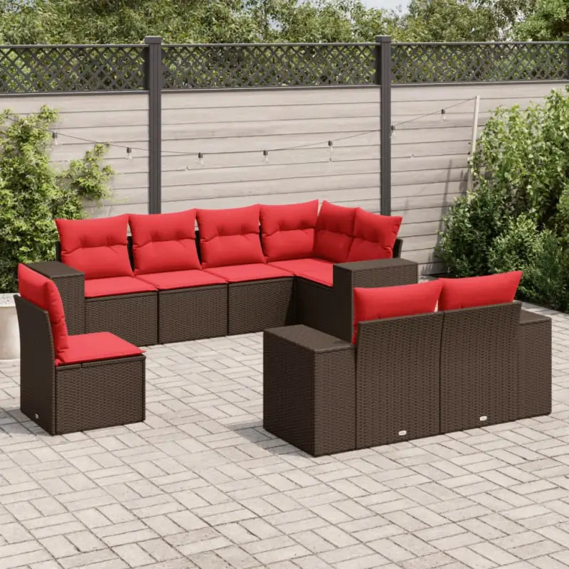 Bruine tuinstoelenset met gepoedercoat staal en waterdichte tas - Bruin / Zonder tafel - Tuinsets