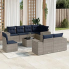 Bruine tuinstoelenset met gepoedercoat staal en waterdichte tas - Grijs / Met tafel - Tuinsets