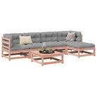Buiten loungeset van massief Douglas vurenhout voor tuin en terras - Natuurlijk douglashout / Nee - Tuinsets