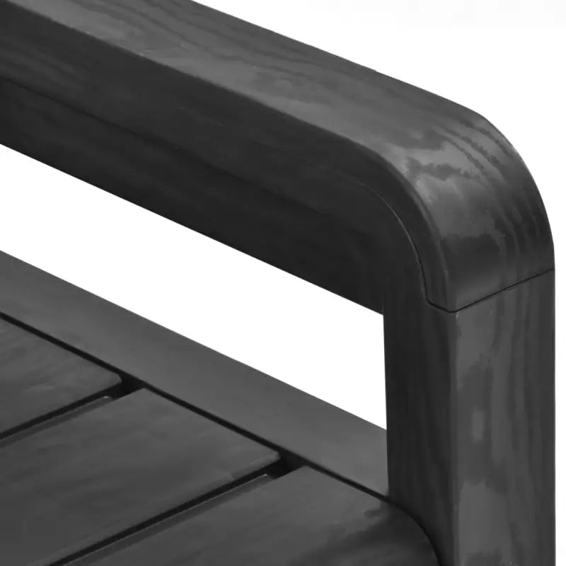 Buitenbankje met opbergruimte voor tuin of kamer - Antraciet / 1 - Tuinbanken