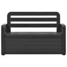 Buitenbankje met opbergruimte voor tuin of kamer - Antraciet / 1 - Tuinbanken