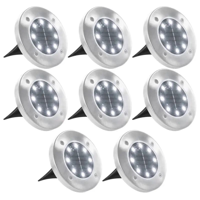 Buitenverlichting met levering bevat solarlampen voor tuin en terras - Wit / 8 / 1 - Buitenverlichting