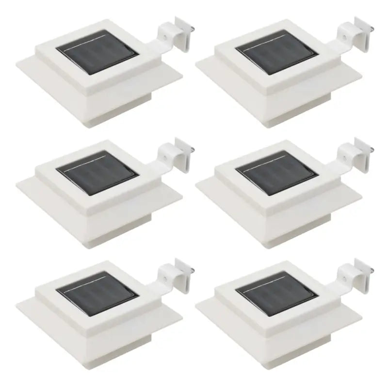 Buitenverlichting met levering bevat zonne-energie LED-lampen voor tuin - Wit / 6 / 1 - Buitenverlichting