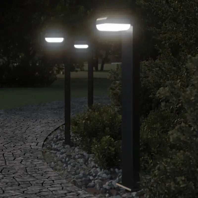 Buitenvloerlamp met gegoten aluminium behuizing en IP54 classificatie - 80 cm / 1 - Buitenverlichting
