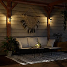 Buitenwandlamp met Vlam-effect op zonne-energie - Wit / 2 / 1 - Buitenverlichting