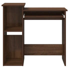 Bureau met planken van bewerkt hout voor praktische en decoratieve ruimte - Bureaus