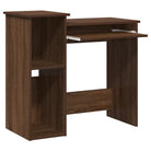Bureau met planken van bewerkt hout voor praktische en decoratieve ruimte - Bureaus