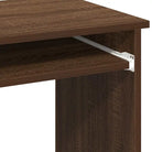 Bureau met planken van bewerkt hout voor praktische en decoratieve ruimte - Bureaus