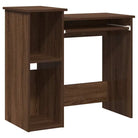 Bureau met planken van bewerkt hout voor praktische en decoratieve ruimte - Bureaus
