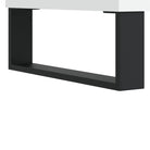 Bureau van bewerkt hout met hoogglans wit voor een elegante werkomgeving - Bureaus