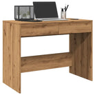 Bureau van bewerkt hout voor thuis en op kantoor - artisanaal eikenkleurig - Bureaus