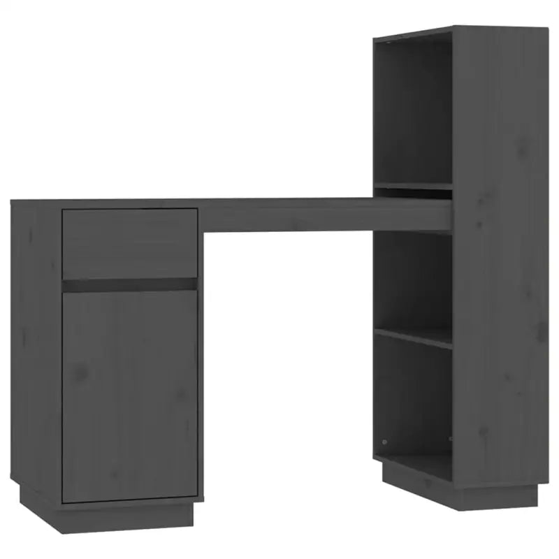 Bureau van massief grenenhout met decoratieve en praktische functies - Bureaus