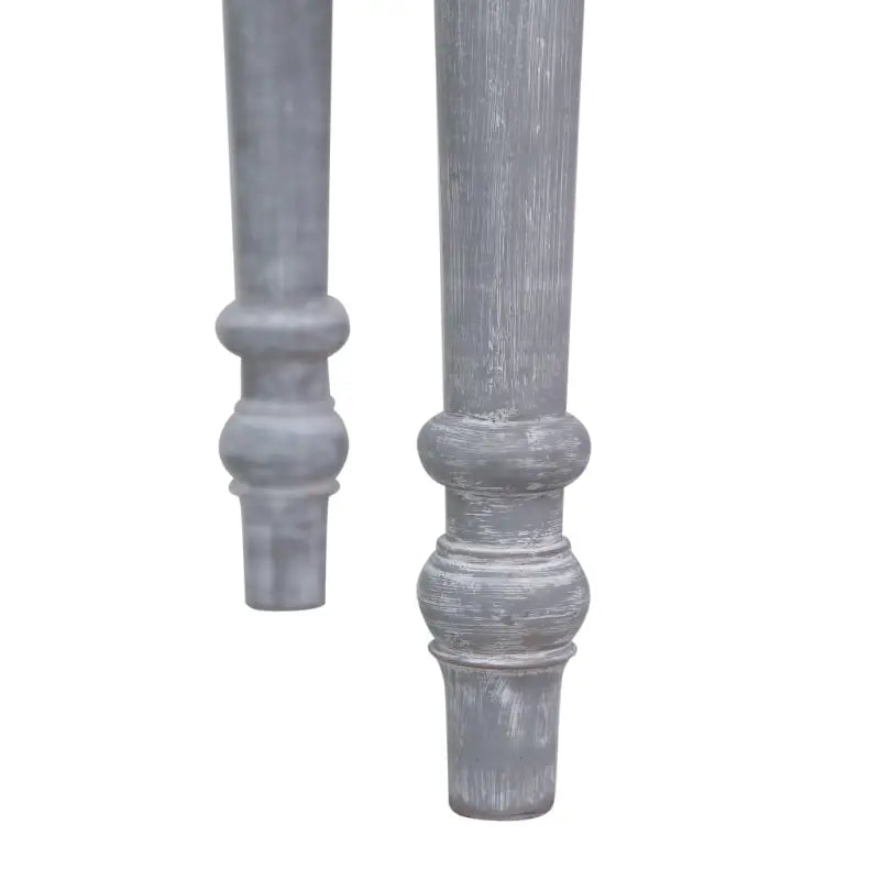 Bureau van massief mahoniehout met greywash afwerking voor een stijlvolle uitstraling - Bureaus