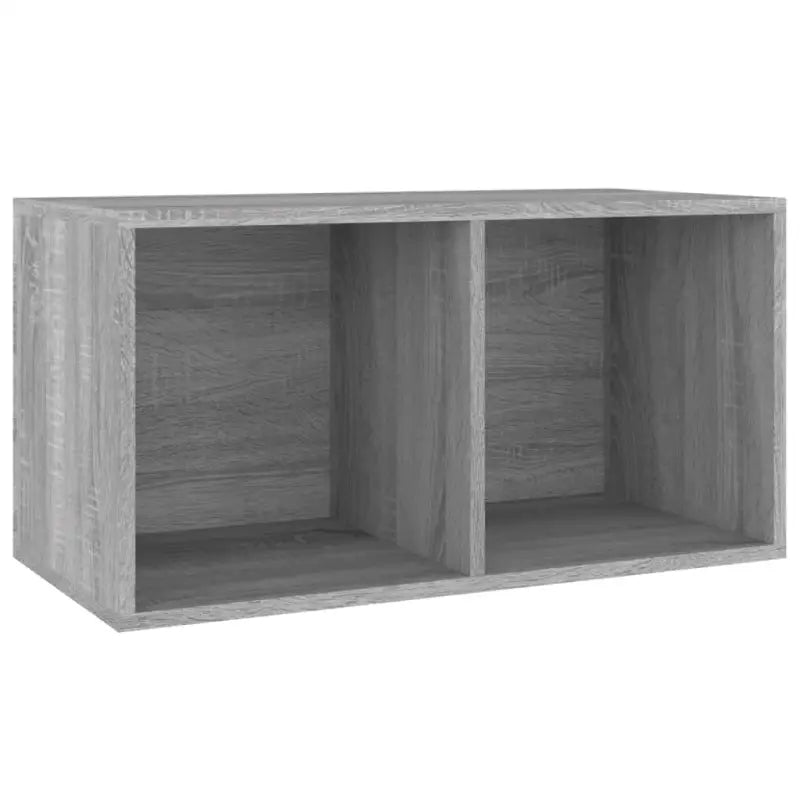 Cd en dvd opbergkast van bewerkt hout met robuuste achterkant in grijs Sonoma eiken - Cd- & dvd-kasten