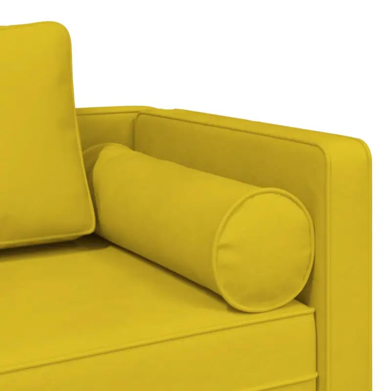 Chaise longue met fluwelen stof en comfortabele afmetingen kussen - Chaises longues