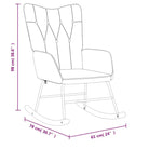 Chique en elegante schommelstoel met modern ontwerp - Schommelstoelen
