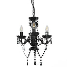 Chique kroonluchter met glinsterende kralen voor een opvallende interieurstijl - Lampen