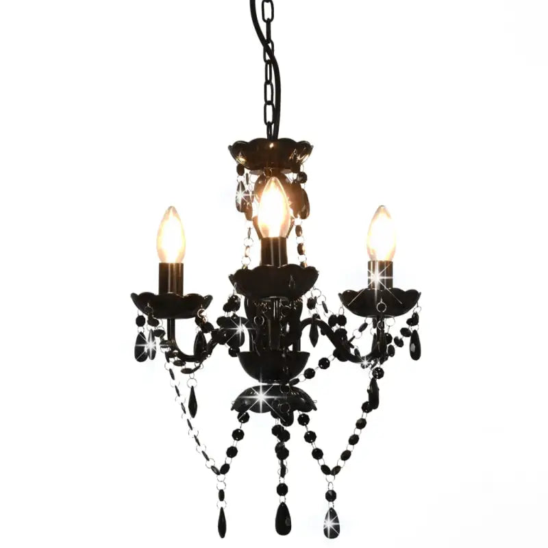 Chique kroonluchter met glinsterende kralen voor een opvallende interieurstijl - Lampen