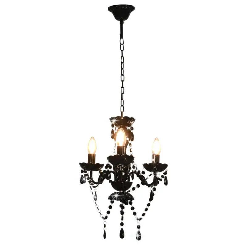 Chique kroonluchter met glinsterende kralen voor een opvallende interieurstijl - Lampen