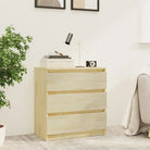 Chique nachtkastje van massief grenenhout voor een elegant interieur - Naturel / 1 - Nachtkastjes