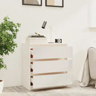 Chique nachtkastje van massief grenenhout voor een elegant interieur - Nachtkastjes