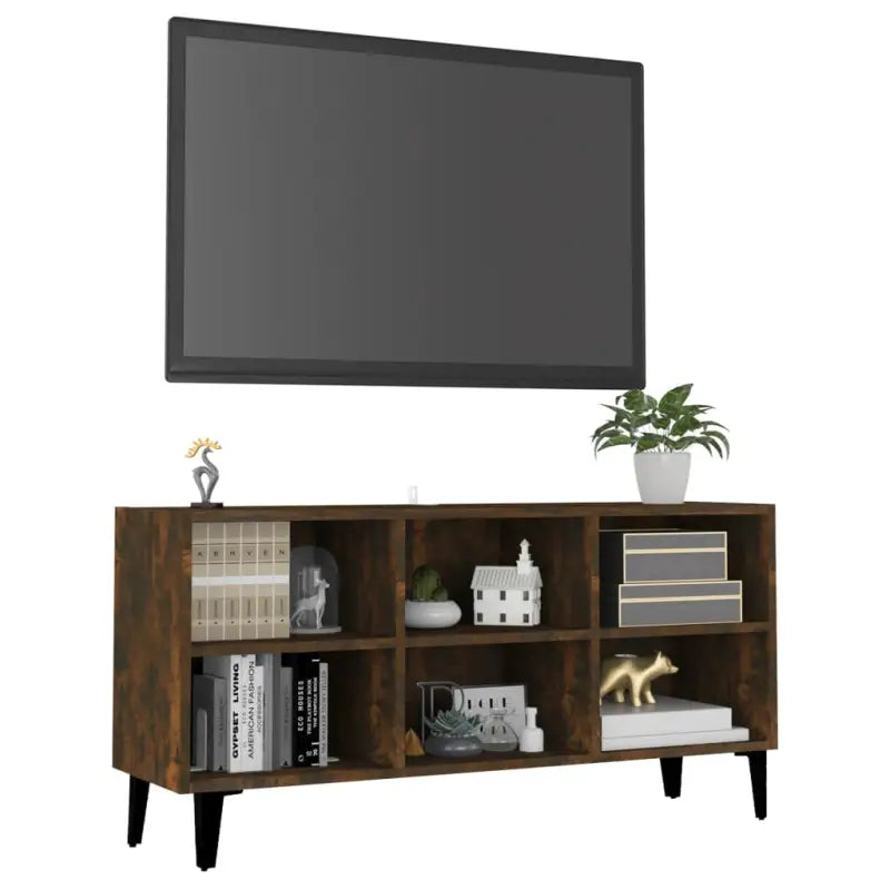 Chique tv-meubel met metalen poten voor een elegante uitstraling - Tv-meubels