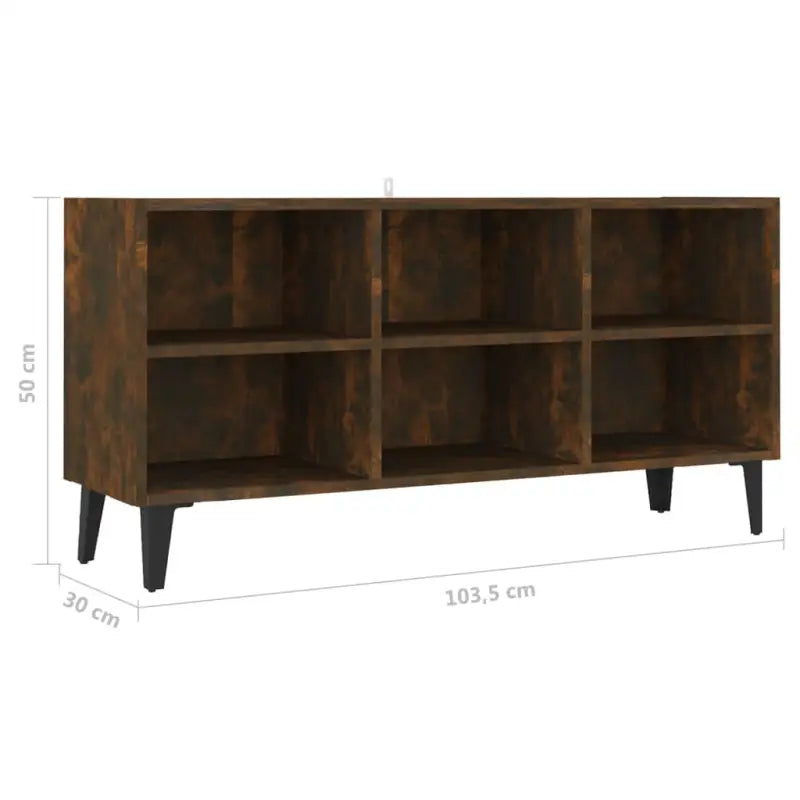 Chique tv-meubel met metalen poten voor een elegante uitstraling - Tv-meubels