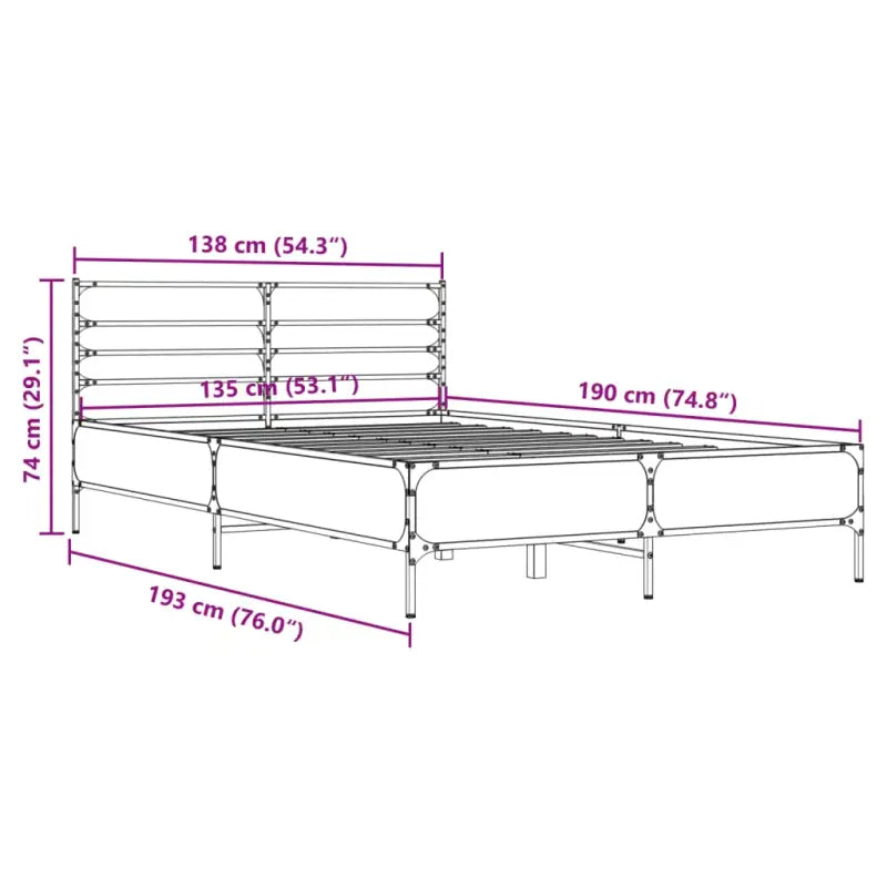 Comfortabel bedframe van bewerkt hout voor elke slaapkamer - Bedden & bedframes