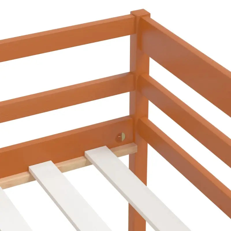 Comfortabel bedframe van massief grenenhout voor heerlijke nachtrust - Honingbruin - Bedden & bedframes