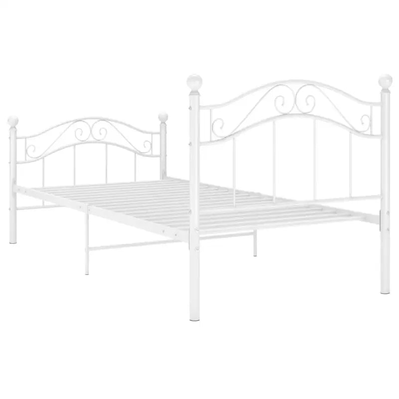 Comfortabel eenpersoonsbed met gepoedercoat metaal voor heerlijke nachtrust - Bedden & bedframes