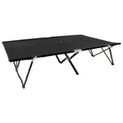Comfortabel inklapbaar kampeerbed met 600d polyester stof - Zwart / 1 - Ligstoelen