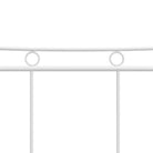 Comfortabel metalen bedframe voor een heerlijke nachtrust - Wit / 200 x 200 cm - Bedden & bedframes